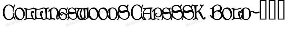 CollingswoodSCapsSSK Bold字体转换